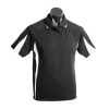 Men's Polo black and white